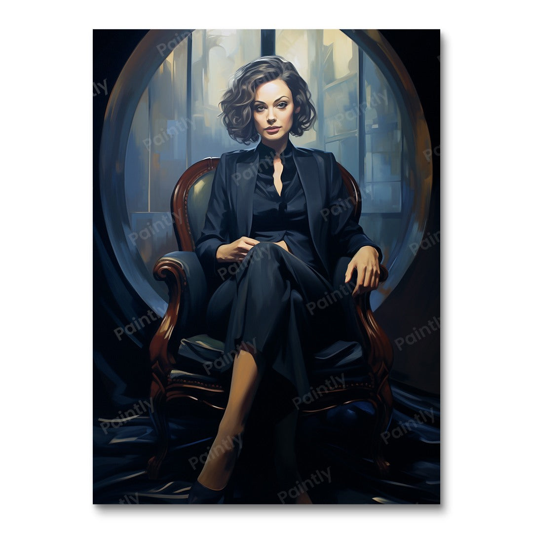 Stoel van Elegantie (Diamond Painting)