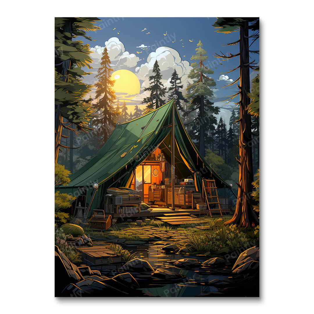 Tent Rust (Diamond Painting)