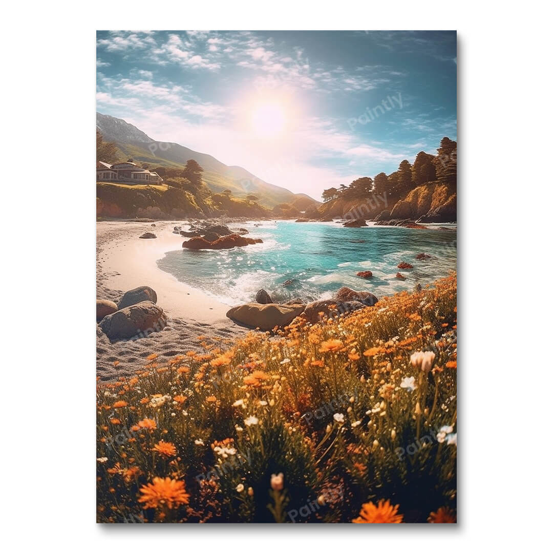 Zonsondergang Sereniteit (Diamond Painting)