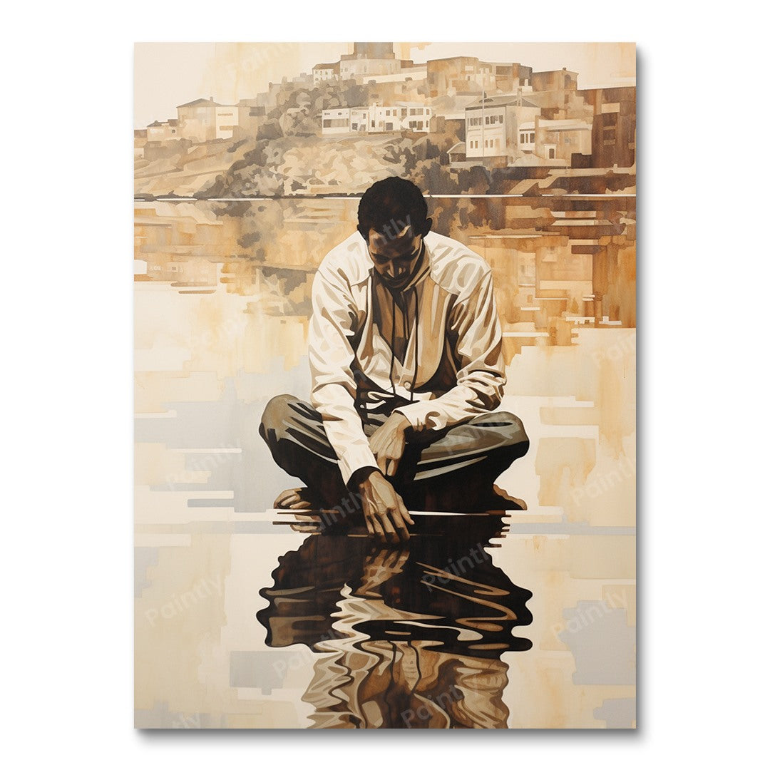Elegantie aan de kust (diamond painting)
