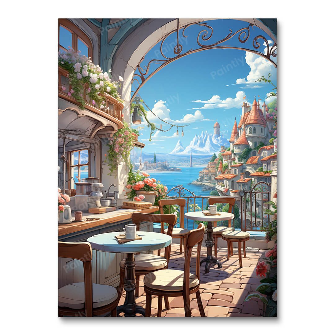Culinair uitzicht (diamond painting)