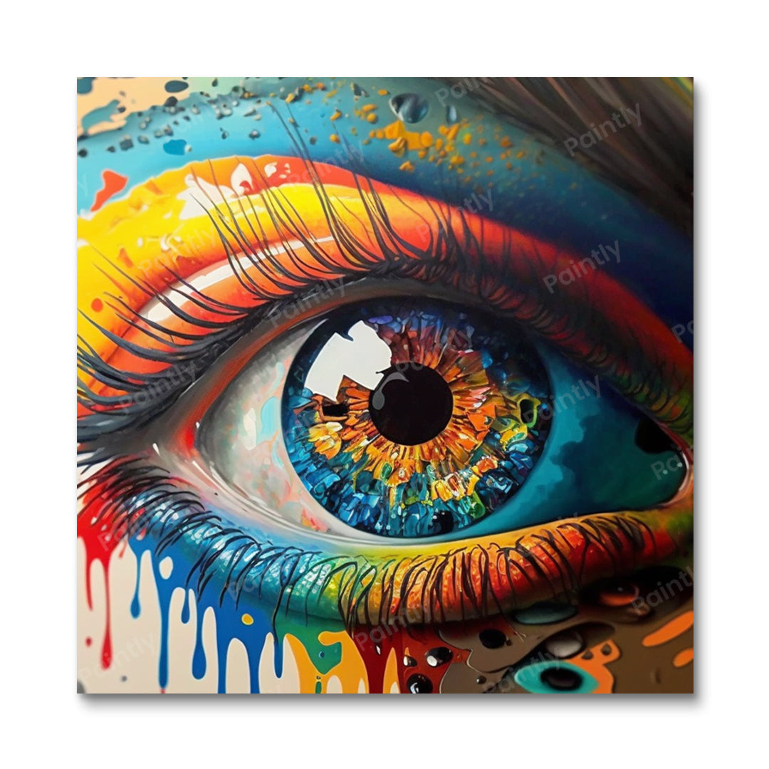 Geschilderde perceptie (diamond painting)