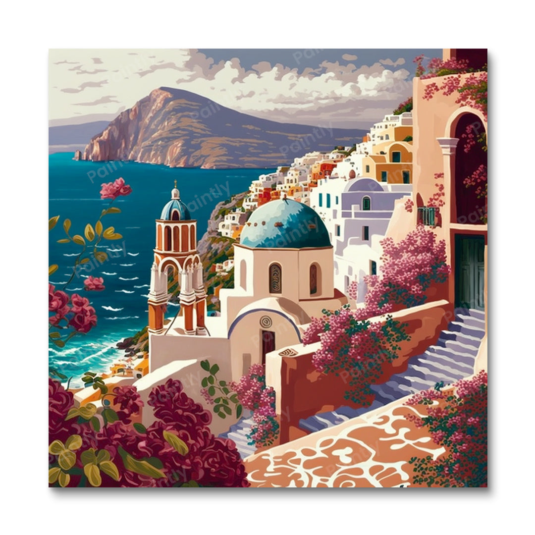 Santorini Griekenland II (Diamond Painting)