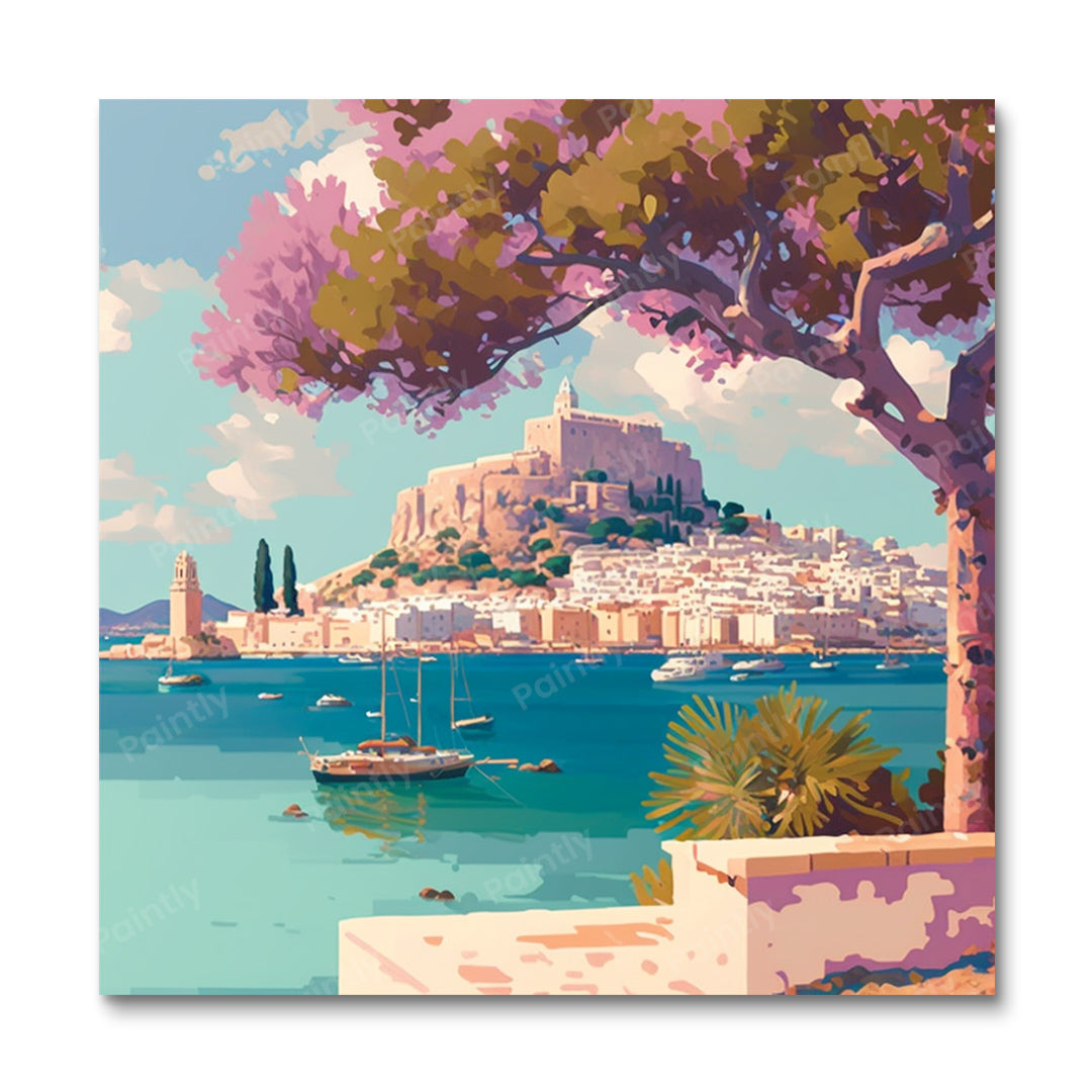 Ibiza II (diamantschilderij)