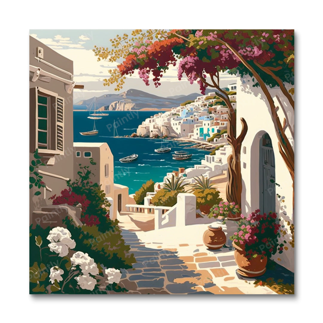 Mykonos, Griekenland II (Diamond Painting)