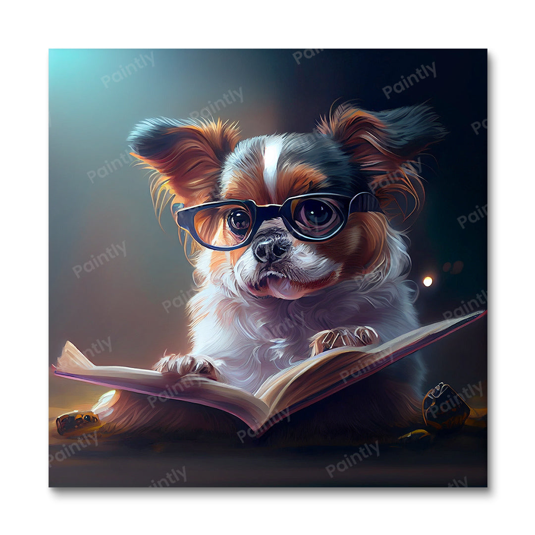 Smart Doggos II van Wyatt Reed (Diamond Painting)