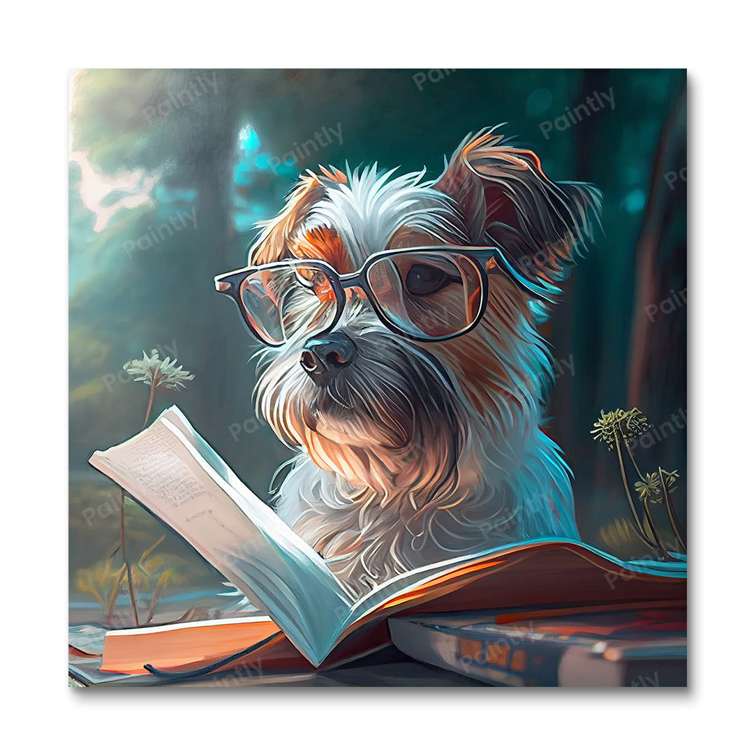 Smart Doggos VIII door Wyatt Reed (Diamond Painting)