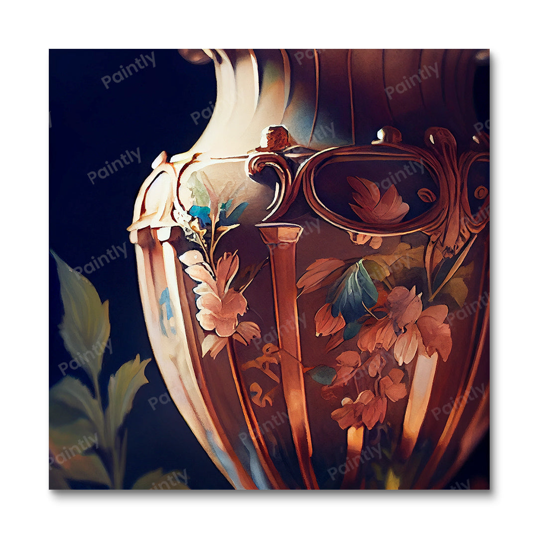 Vintage vaas (diamond painting)