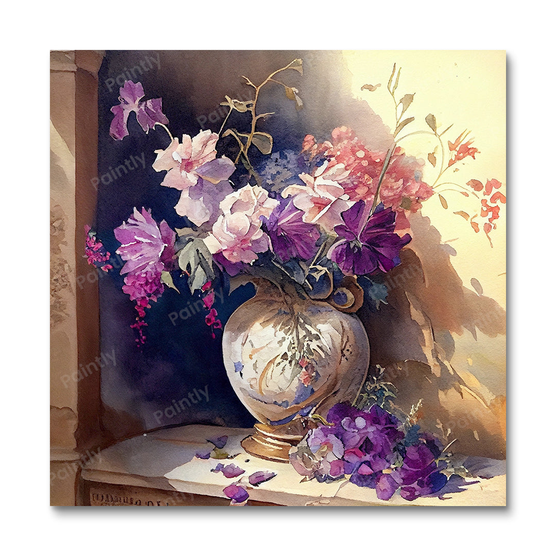 Meerdere bloemen XV (diamond painting)
