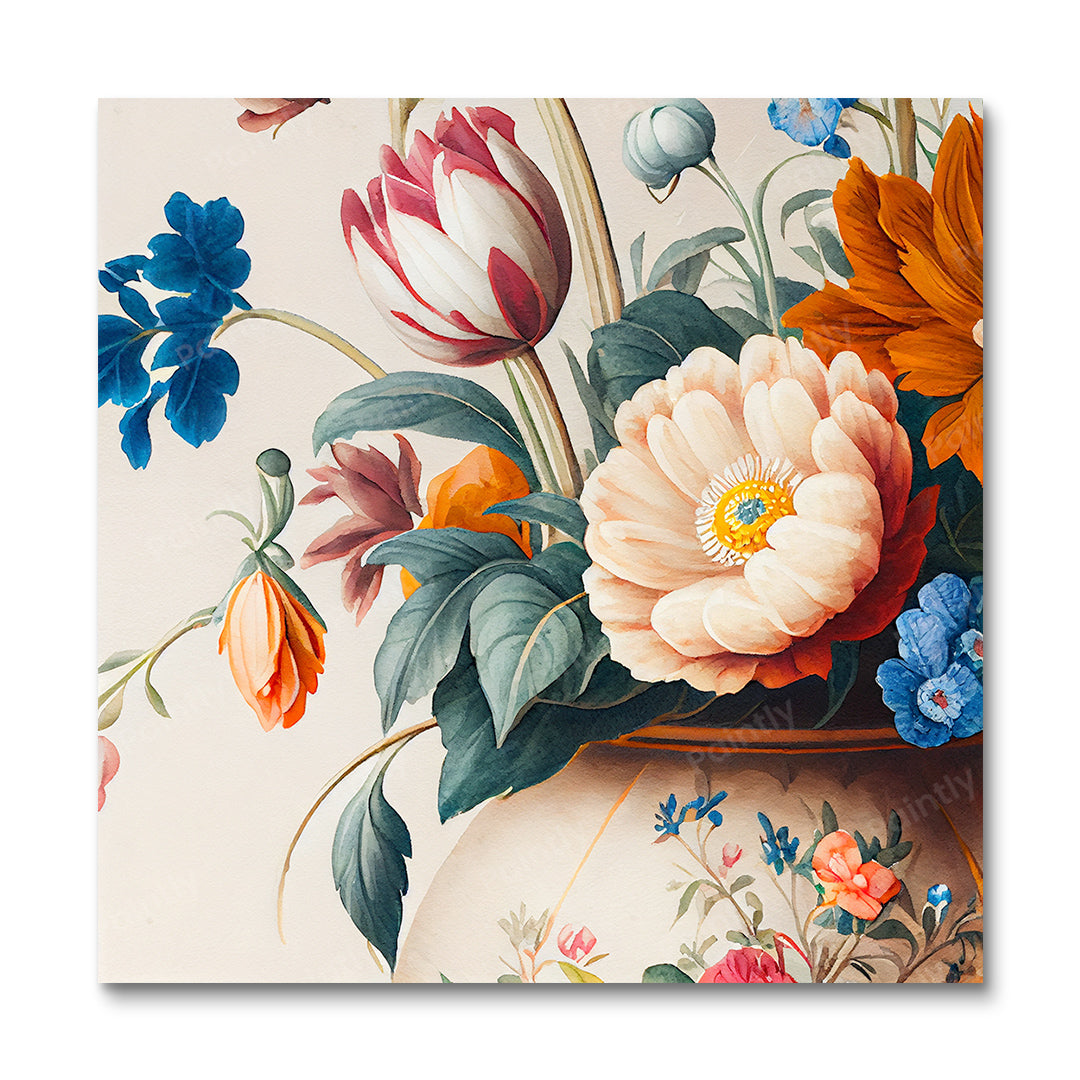 Meerdere bloemen XVIII (diamond painting)