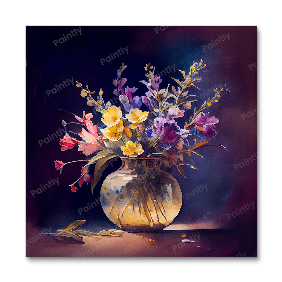 Meerdere bloemen XI (diamond painting)