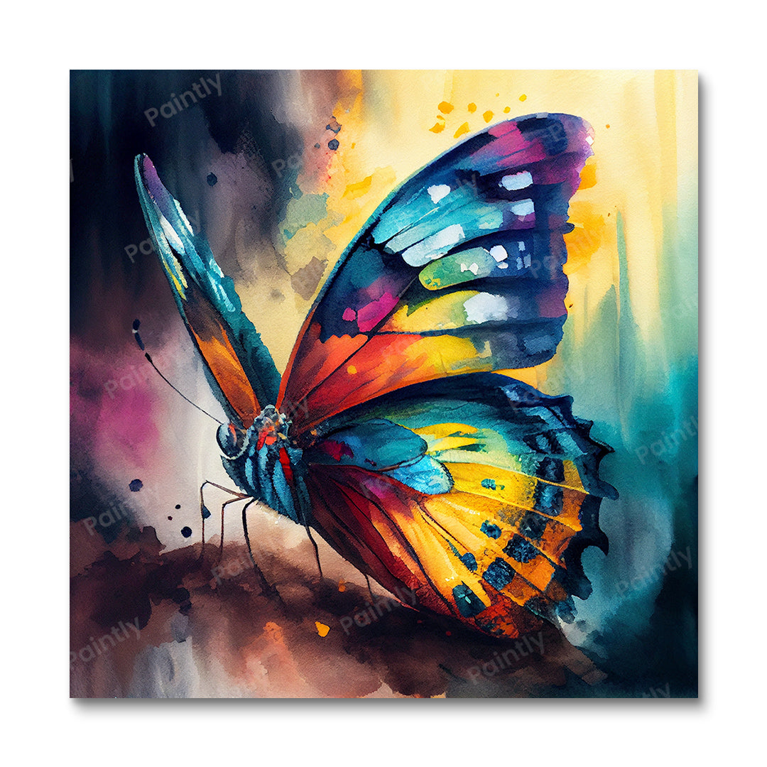 Levendige vlinders I (diamond painting)