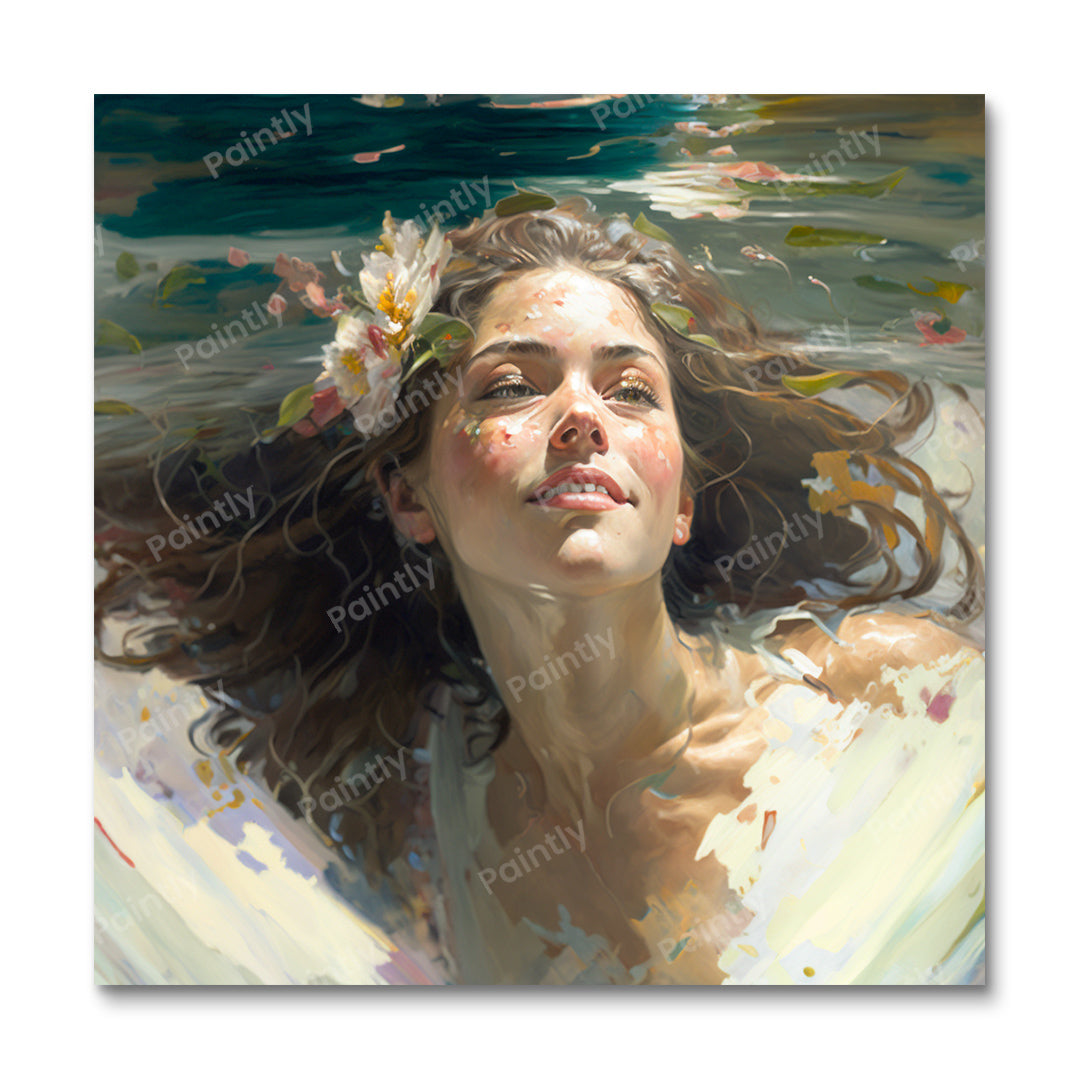 De gewichtloze glimlach (diamond painting)