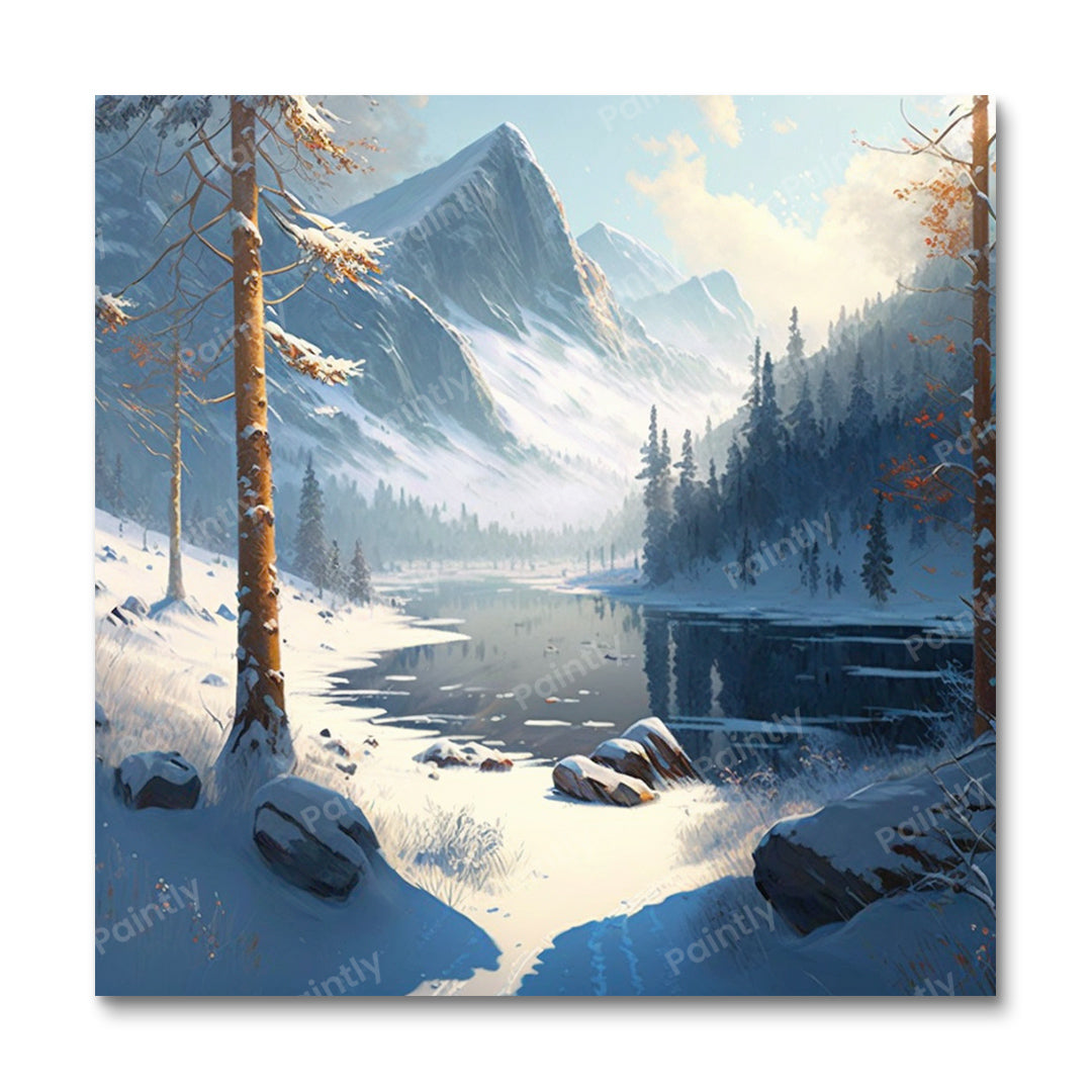 Seizoen van Vorst (Diamond Painting)