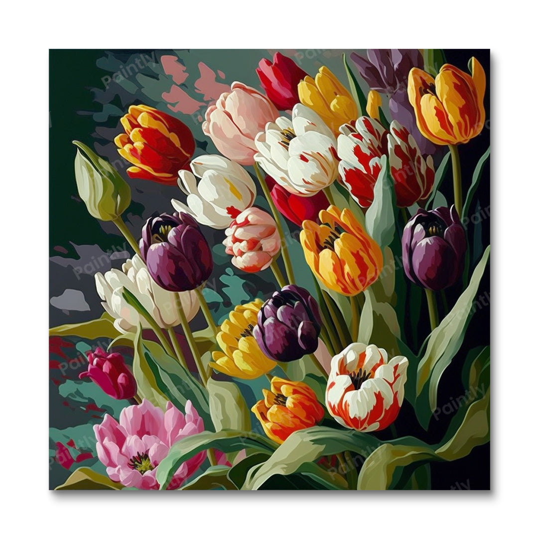 Tulpen III (diamond painting)