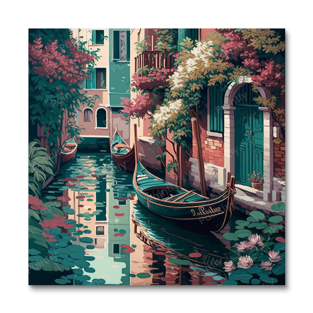 Kanaal IV van Venetië (diamond painting)