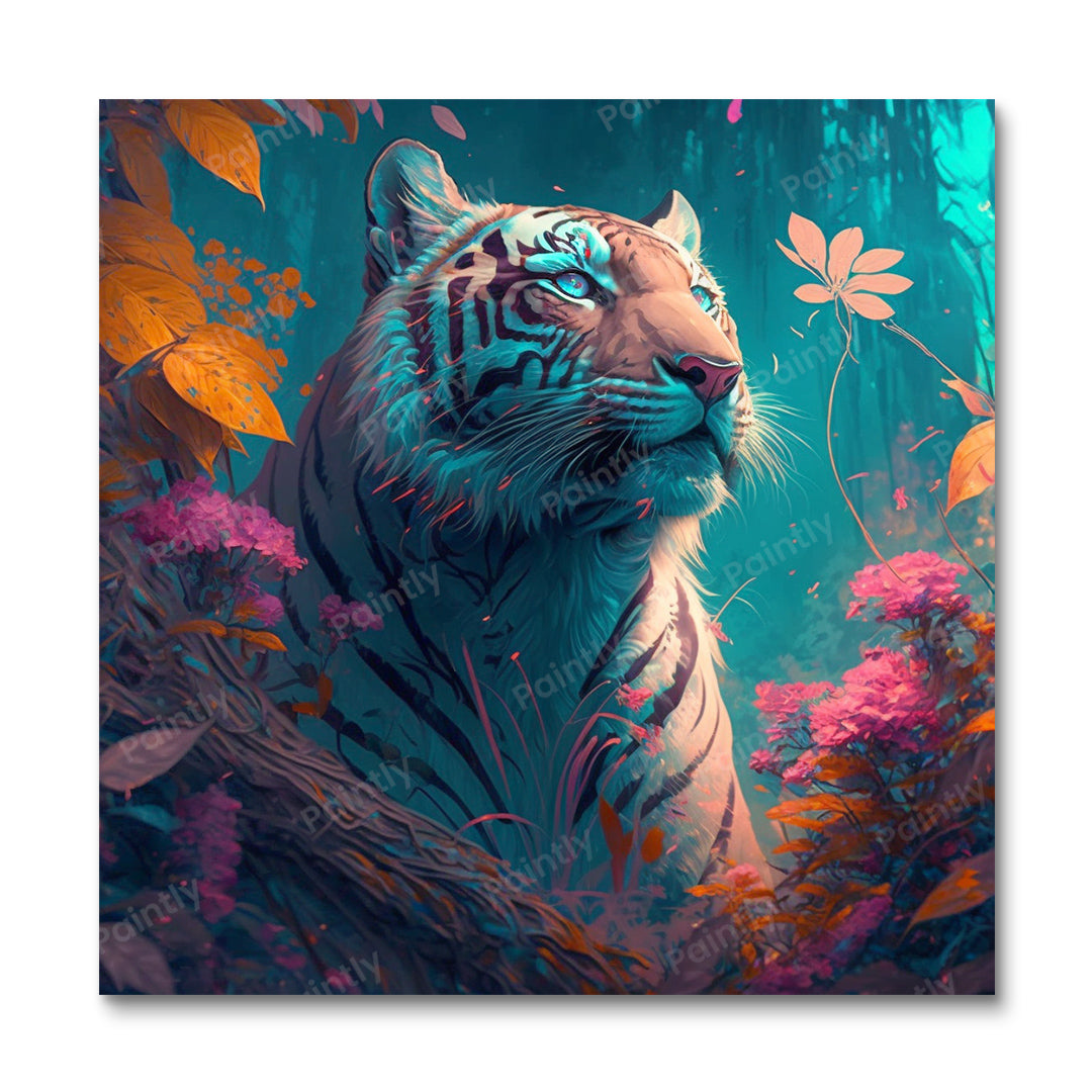 Majestueuze Tijger III (Diamond Painting)