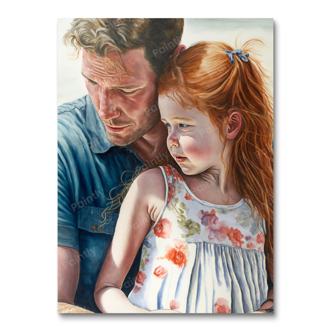 Vader en dochter Bond (diamond painting)
