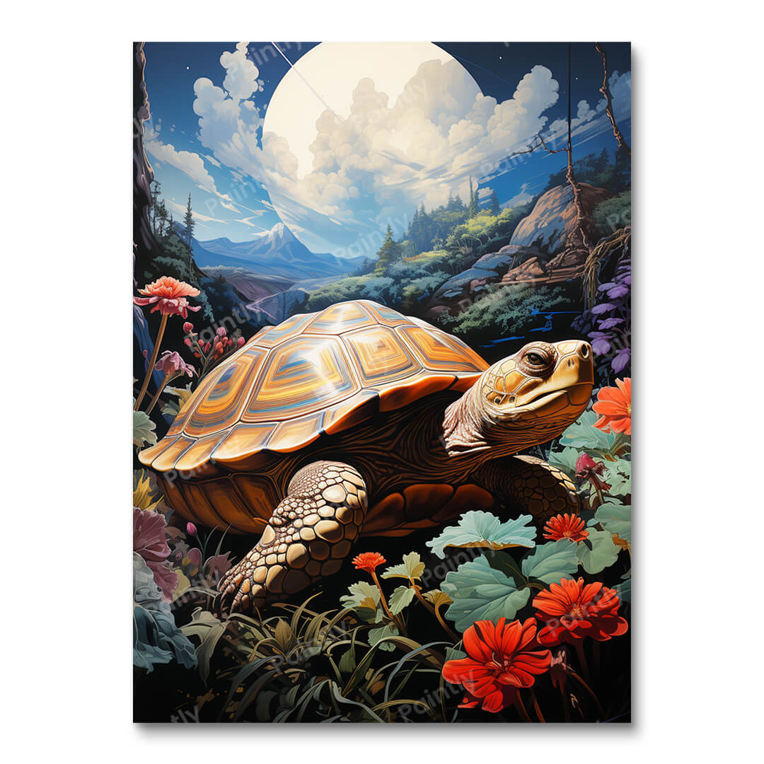Levendige ontsnappingsreis (diamond painting)