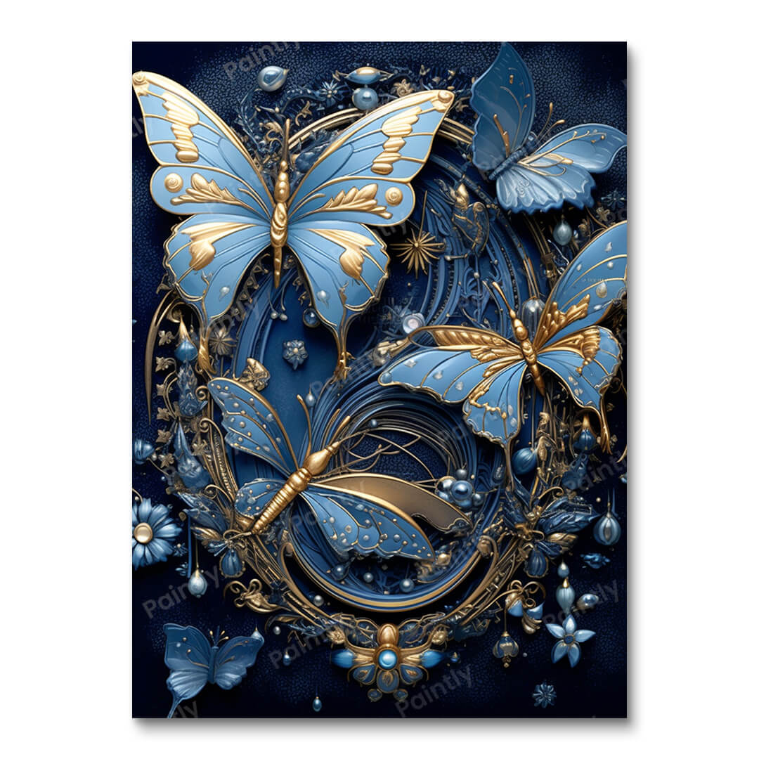 Vlinderwals I (diamond painting)