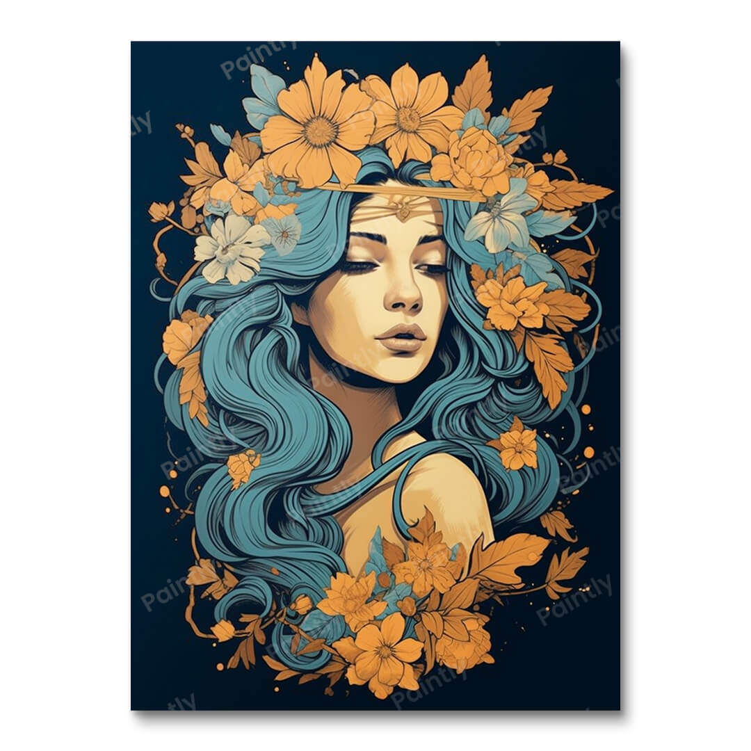 Betovering van de nimf (diamond painting)