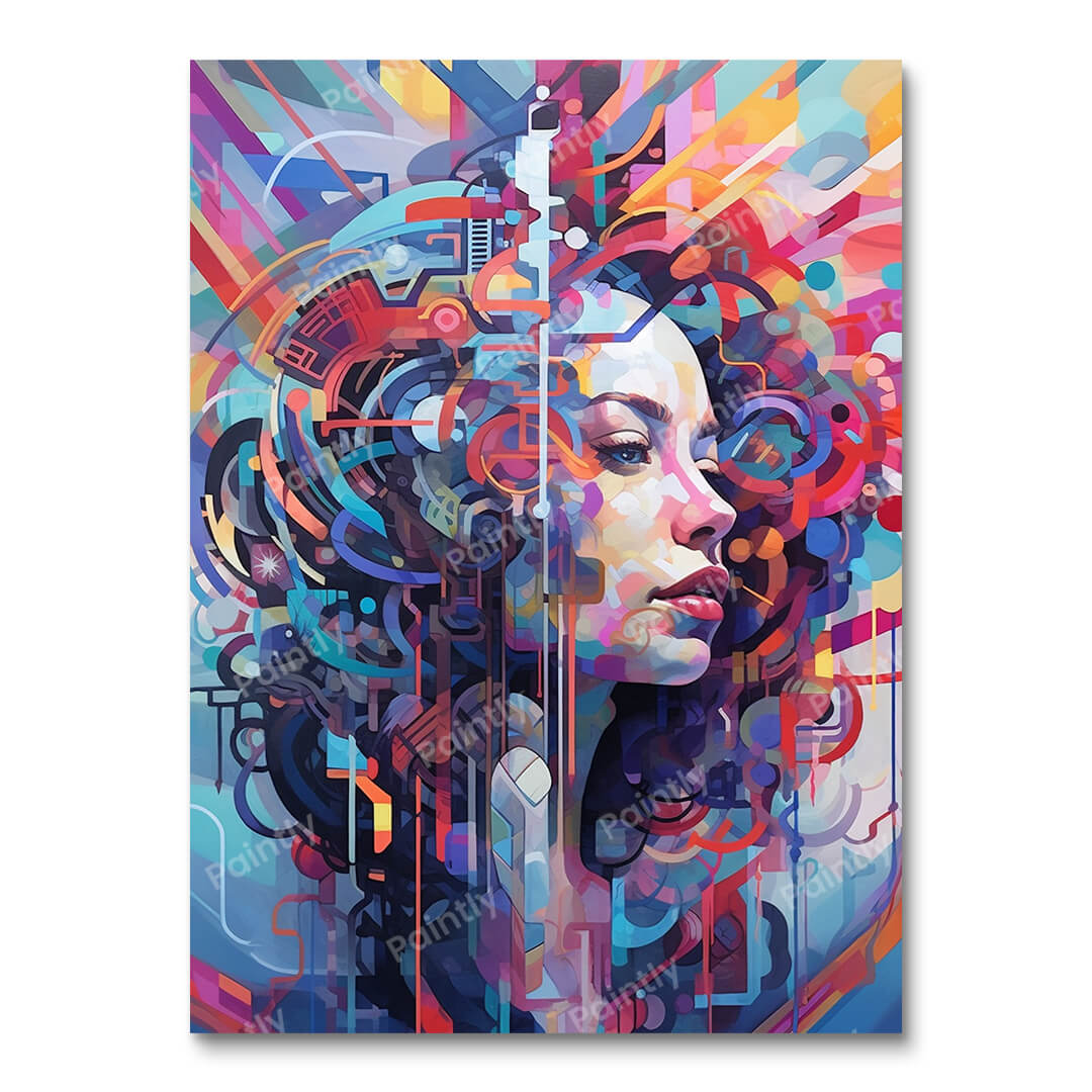 Technicolor-reflecties (diamond painting)