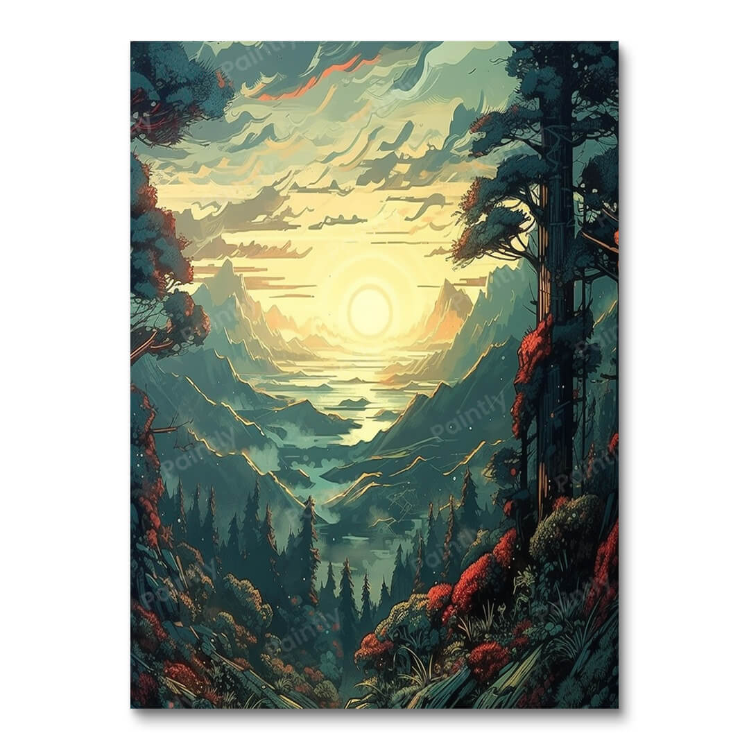 Weelderige Odyssee (Diamond Painting)