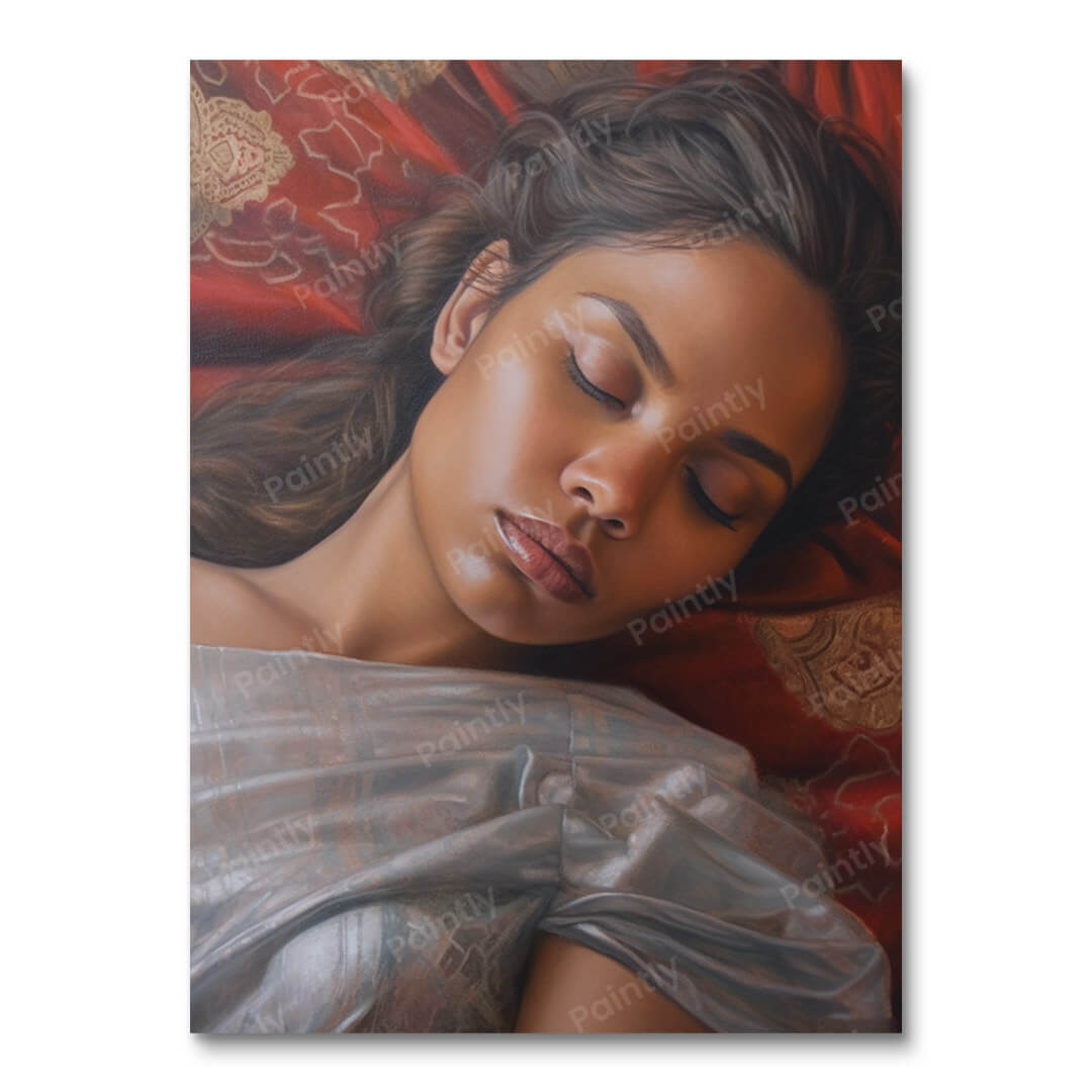 Dromerige Muze (Diamond Painting)