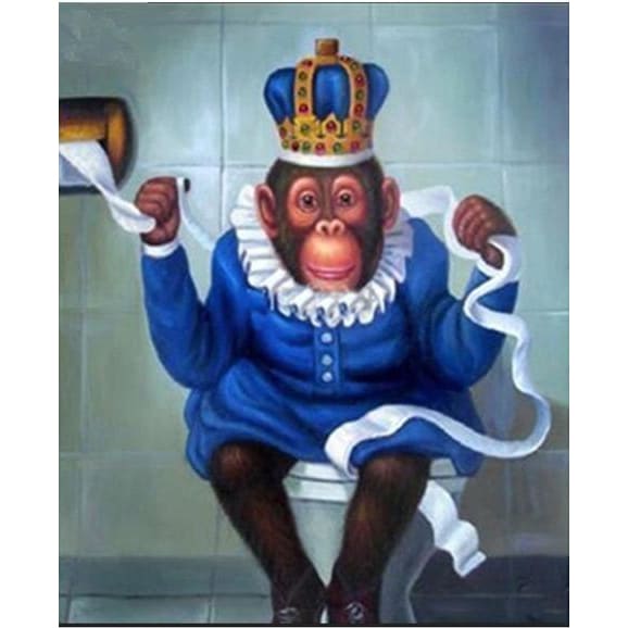 Aap Op Toilet | Diamond Painting