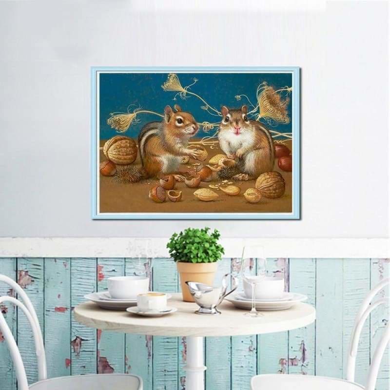 Cartoon twee eekhoorntjes - 4