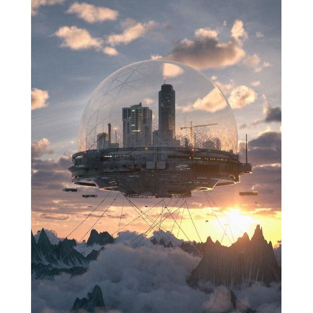 DIY Diamant Schilderij - Fantasie PIX-1807 - Diamond