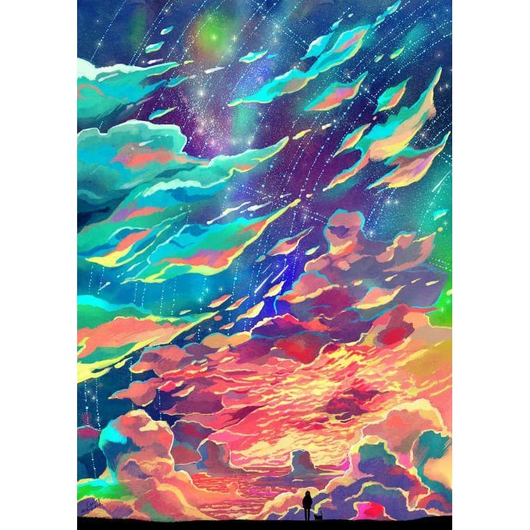 DIY Diamant Schilderij - Fantasie PIX-1952 - Diamond