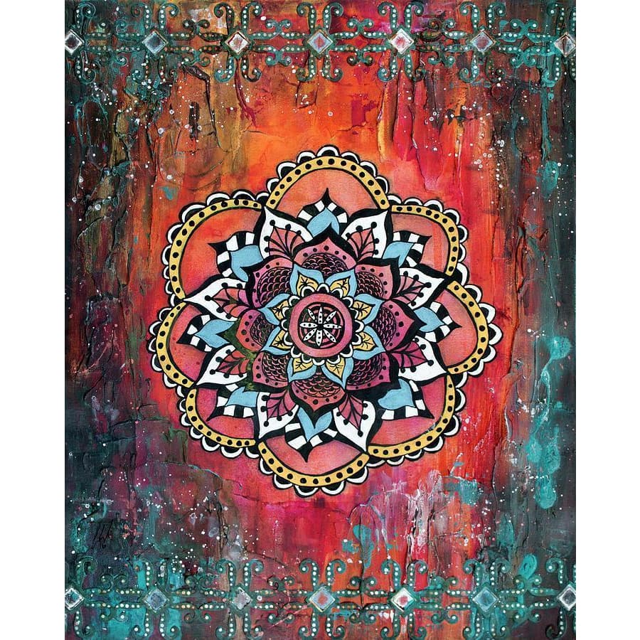 DIY diamant schilderij - Mandala PIX-869 - Diamond Painting