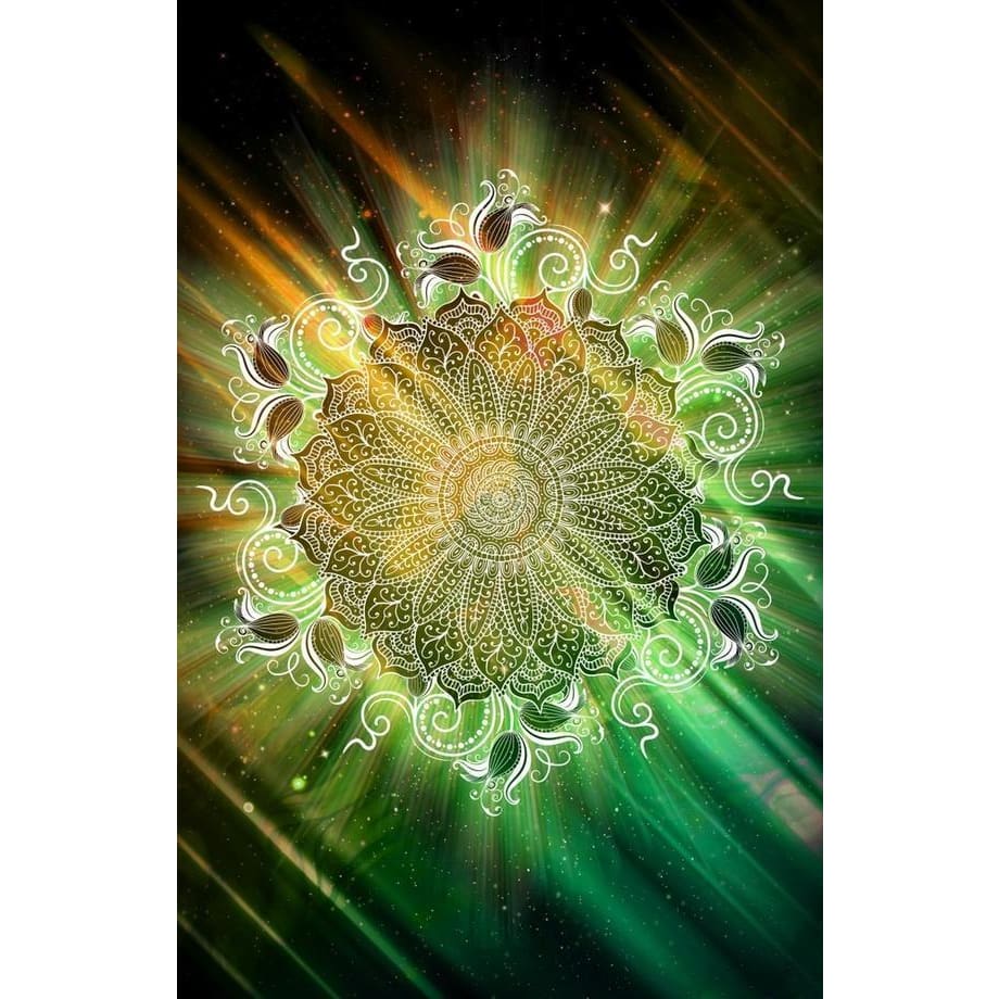DIY diamant schilderij - Mandala PIX-874 - Diamond Painting