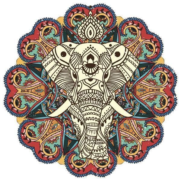 DIY diamant schilderij - Mandala PIX-872 – Diamond Painting Nederland