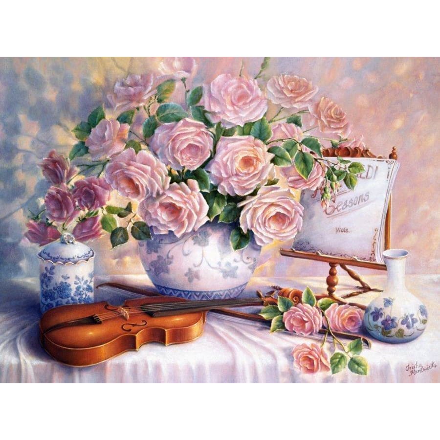 DIY Diamond Painting - Bloem PIX-743 - Diamond Painting