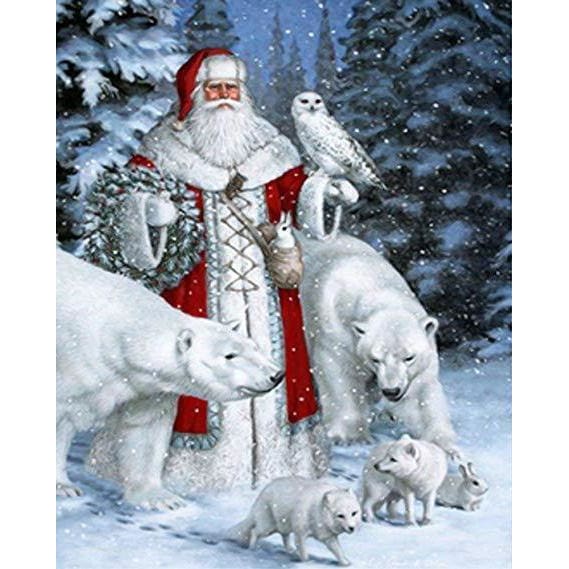 DIY Diamond Painting - Kerstman Beer PIX-465 - Diamond