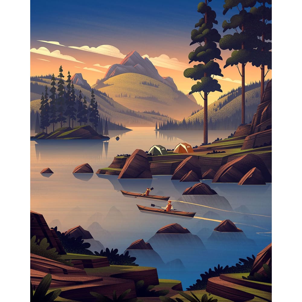 DIY Diamond Painting - Landschappen PIX-2253 - Diamond