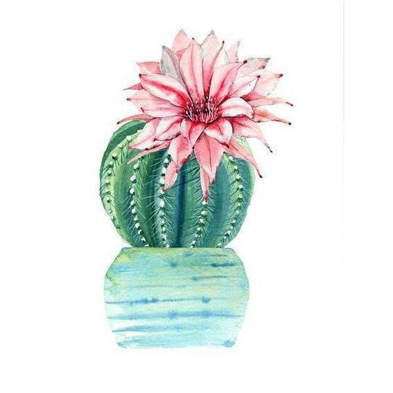DIY Diamond Painting - Plant Cactus I PIX-585 - Diamond
