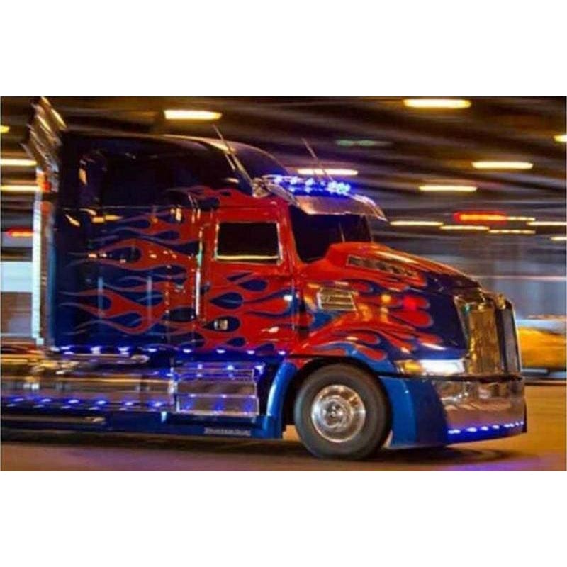 DIY Diamond Painting - Rode vrachtwagen PIX-473 - Diamond