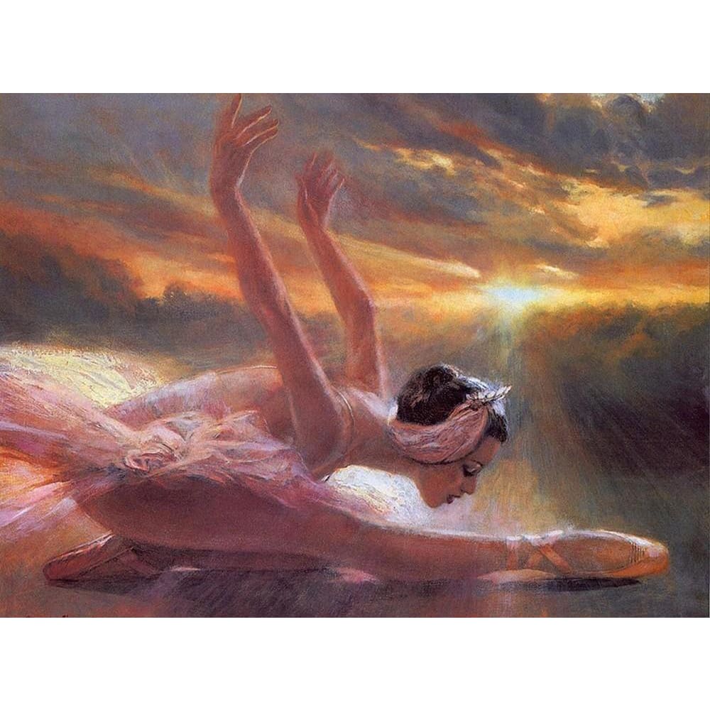DIY Diamond Painting - SchilderijBallet Meisje PIX-450 -