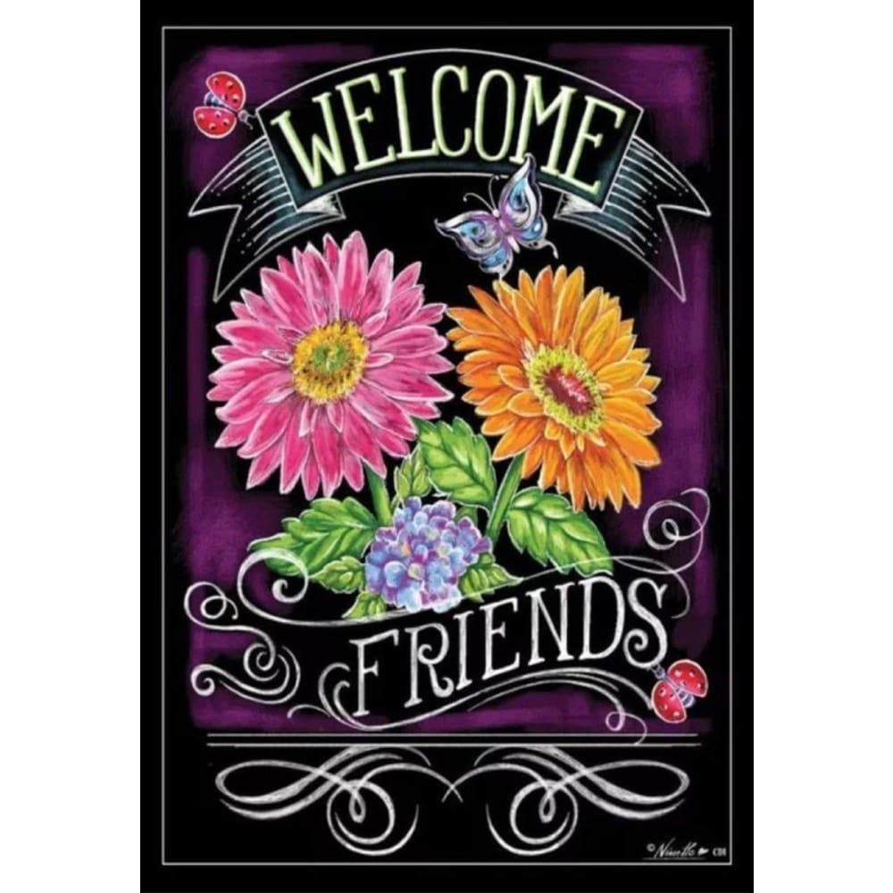 DIY Diamond Painting - Welkom vrienden PIX-1224 - Diamond