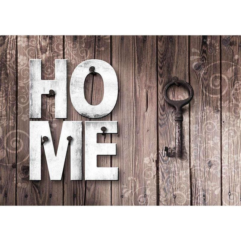 Home met sleutel - 40x50cm (Minimaal formaat i.v.m. details)