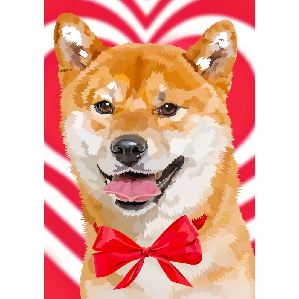Japanse Akita | Exclusieve Diamond Painting