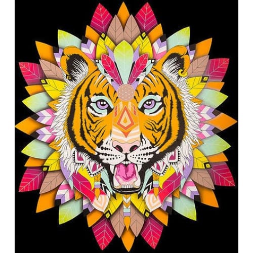 Tijger Totem | Exclusieve Diamond Painting