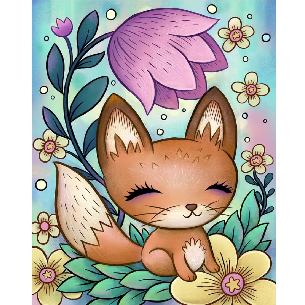 Vosje - 20x25cm / Vierkant - Kinderen