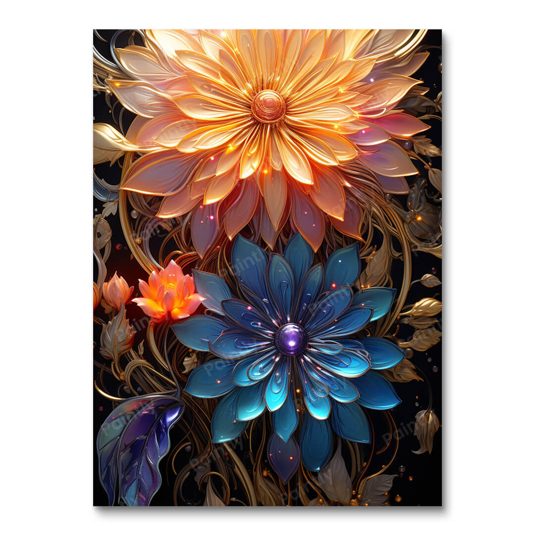 Lichtgevende Enigma (Diamond Painting)