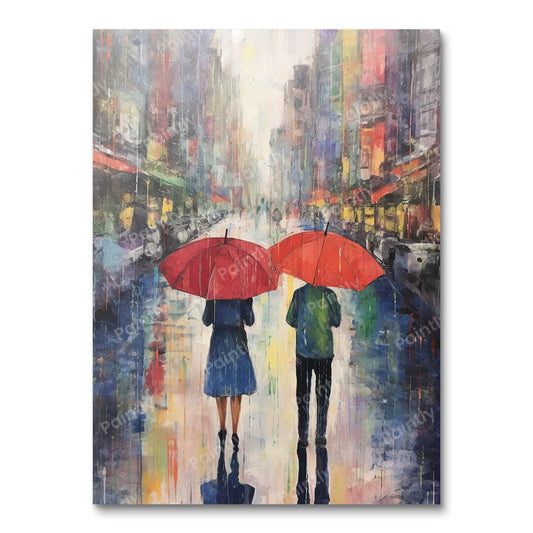 Paar Captivations Wet Walk (Diamond Painting)