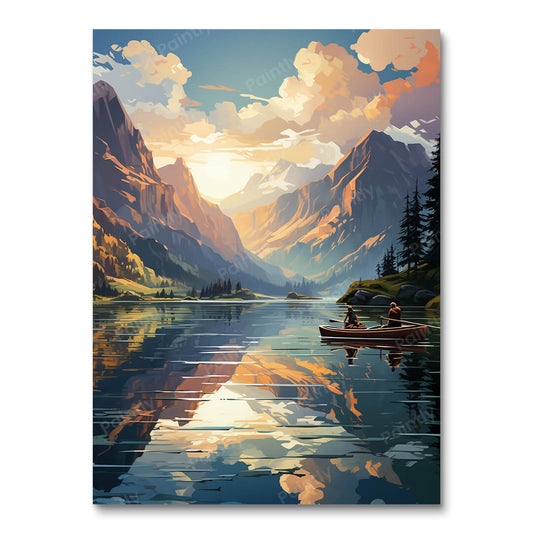 Lake's Legacy (diamantschilderij)