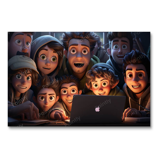 Macbook Meesterschap (Diamond Painting)